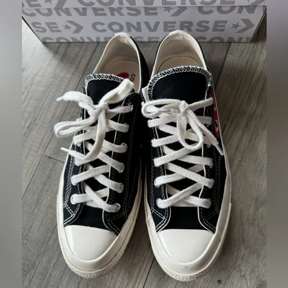 Converse x PLAY Comme des Garçons Chuck 70/ Worn 2 times only - Picture 4 of 8